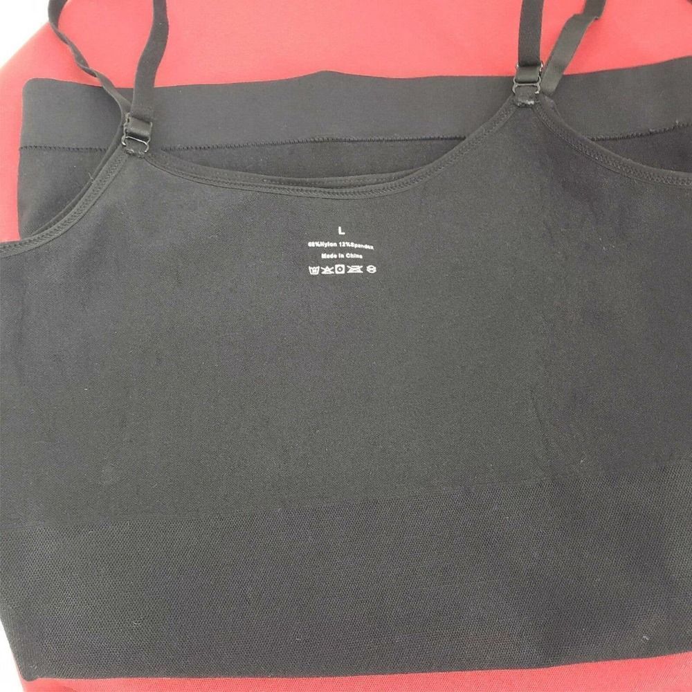 Unbranded Camisole Compression Shaping Top Size Large Black Adjustable - Picture 8 of 8
